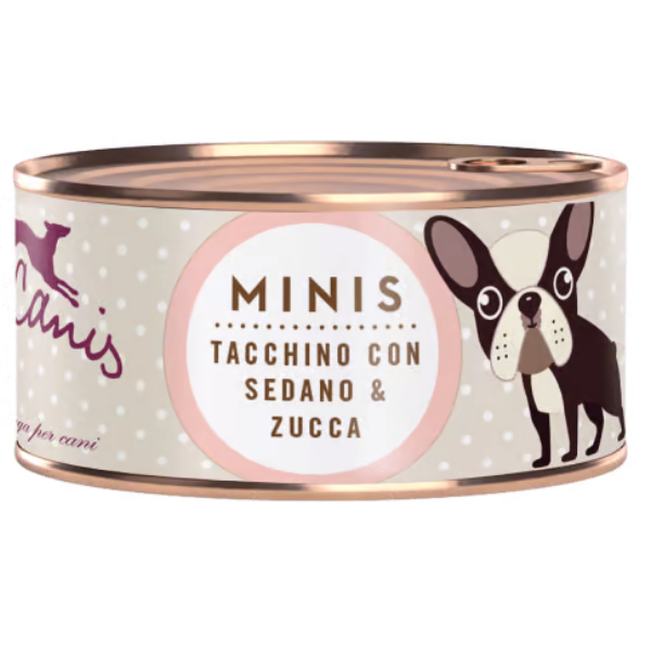 Terra Canis Mini Grain Free 100 gr - Tacchino con Sedano e Zucca Confezione da 6 pezzi