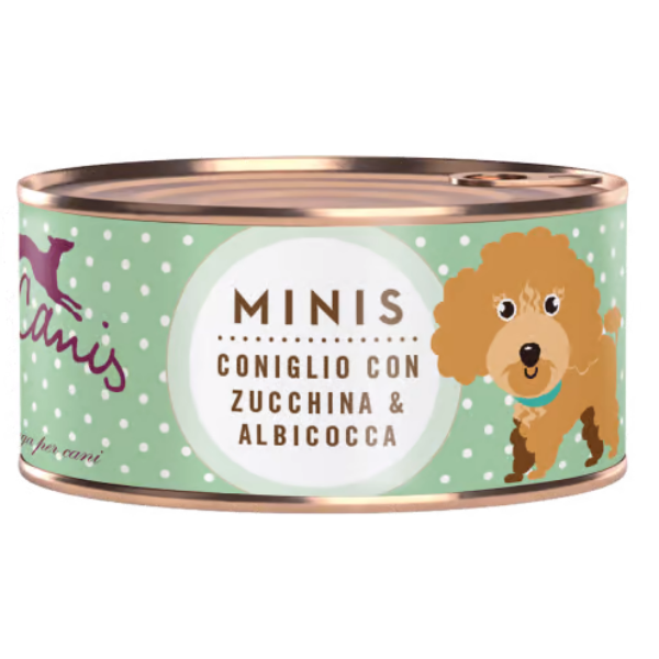 Terra Canis Mini Grain Free 100 gr - Coniglio, zucchina e albicocca Confezione da 6 pezzi