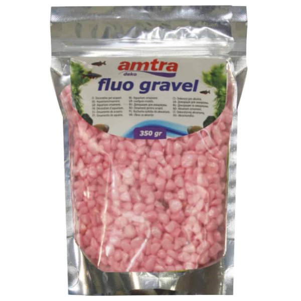 Decorazione Fluo Gravel da 0,35 kg Amtra - Rosa - 1° ORDINE? scegli lo sconto BZR5 / BZR20 + 200 punti fedeltà