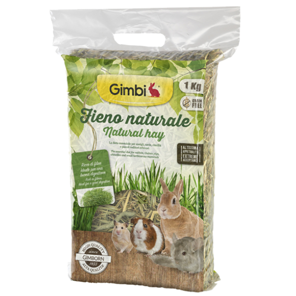 Gimbi Fieno Naturale per roditori - 1 kg