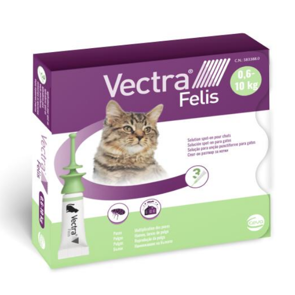 Vectra Felis 3 pipette per gatti - 3 Pipette