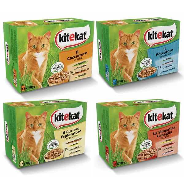 Image of Kitekat Multipack 12 x 100gr: il Pescatore Multigusto