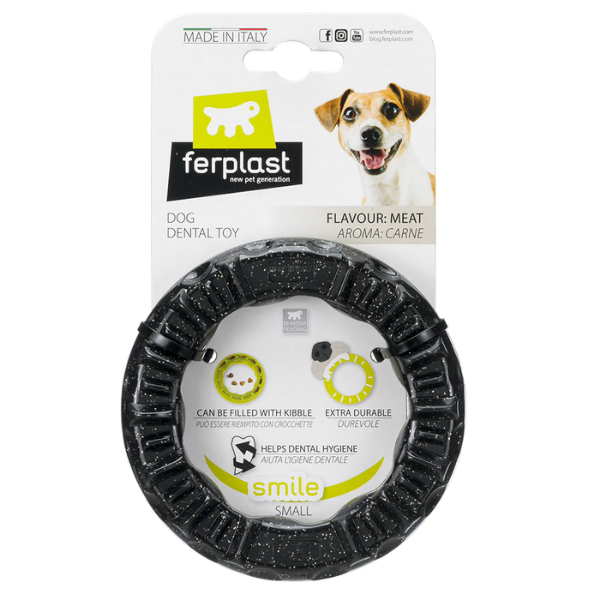 Gioco dentale Smile Ferplast - Nero - Small
