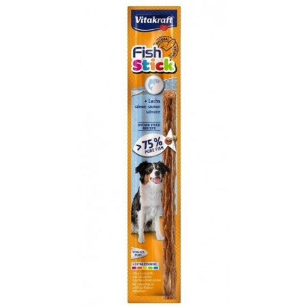 Vitakraft Dog Fish Stick 15 gr - Salmone Confezione da 25 pezzi