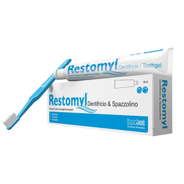 Image of Restomyl dentifricio e spazzolino Extra Soft Innovet: 50 ml