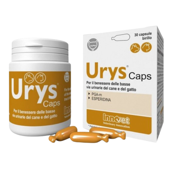 Urys Caps Innovet per cane e gatto - 30 cps birillo