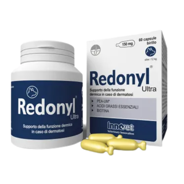 Image of Redonyl Ultra compresse per cute e mantello Innovet - 150 mg - 60 cps