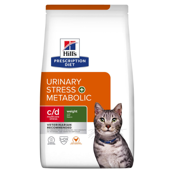 Image of Hill's Prescription Diet Metabolic + Urinary Stress Feline - 3 Kg Dieta Veterinaria per Gatti