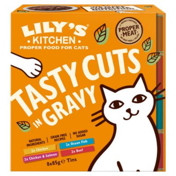 Lily's Kitchen Cat Multipack Tasty Gravy - Multipack 8x85 gr