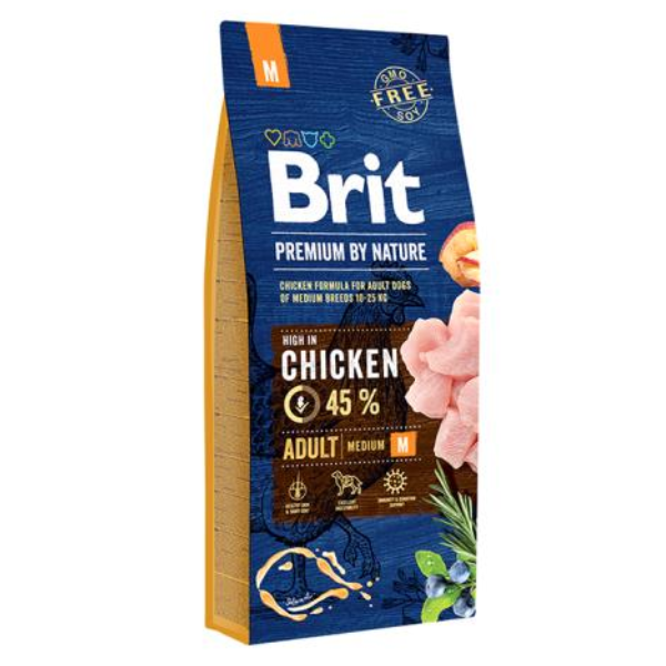 Brit Premium Nature Adult Medium Dog Pollo - 15 Kg