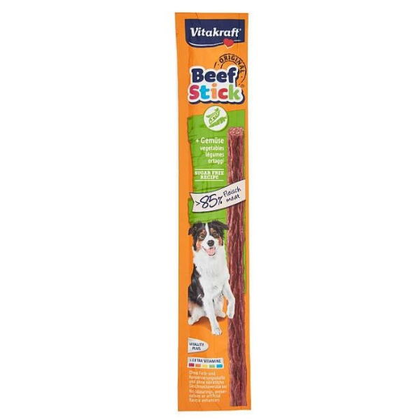 Vitakraft Beef Stick Snack per cani 12 gr - Ortaggi Confezione da 25 pezzi