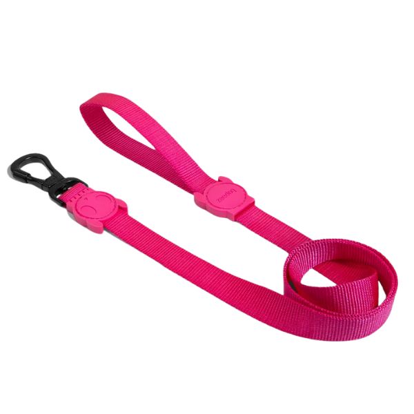 Image of Guinzaglio basic Zee Dog - Rosa LED-Extra Small