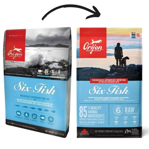 Orijen Six Fish Dog alimento secco completo per cani Bauzaar