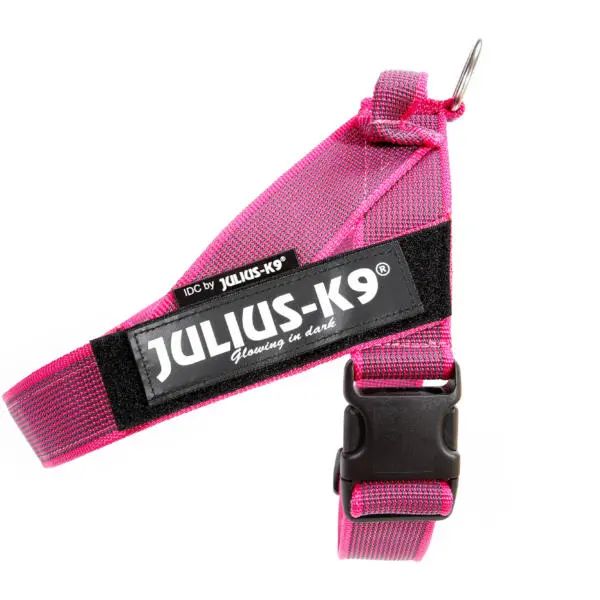 Image of Pettorina Nylon Norvegese Julius-K9 - Rosa - Taglia 3