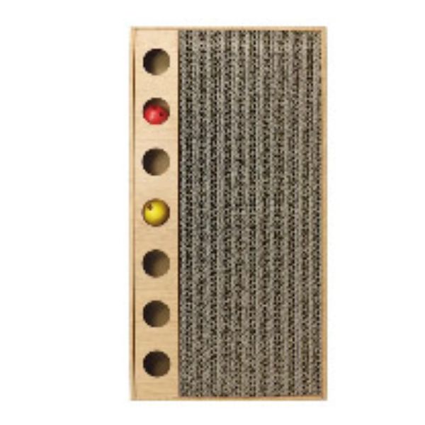 Image of Tiragraffi in cartone con palline Record - 1 tiragraffi: 48x25x5h cm