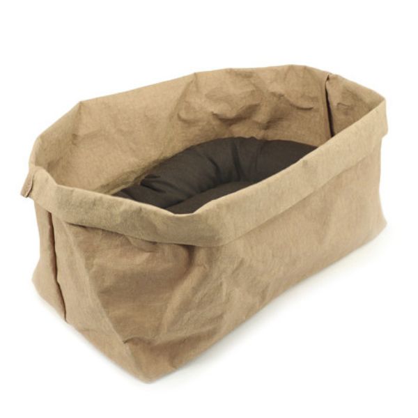 Cuccia Paper Bag Record Home Design - beige - S: 40x25x25 cm