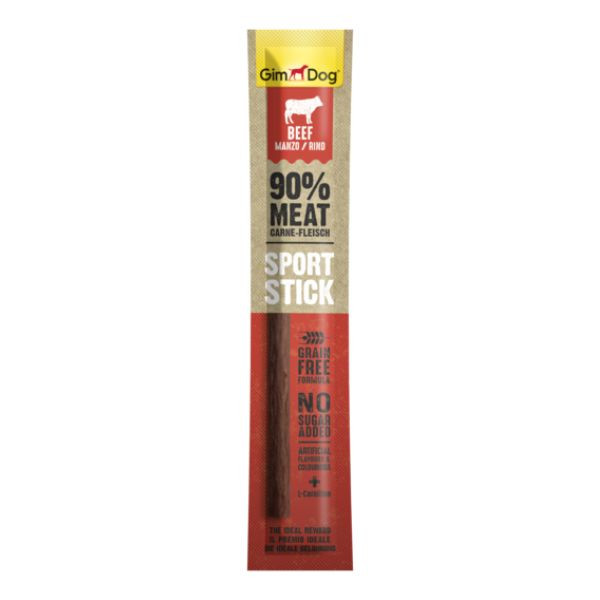 Gimdog Sport Stick Grain Free 12 gr - Manzo