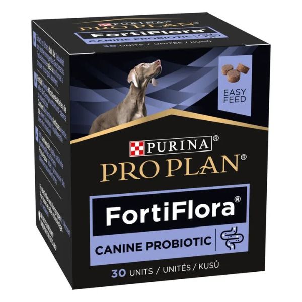Purina Pro Plan Fortiflora Canine Probiotic Chews (scadenza: 31/07/2024) - 1 gr x 30