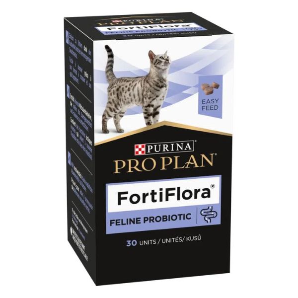 Image of Purina Pro Plan Fortiflora Feline Probiotic Chews - 0,5 gr x 30