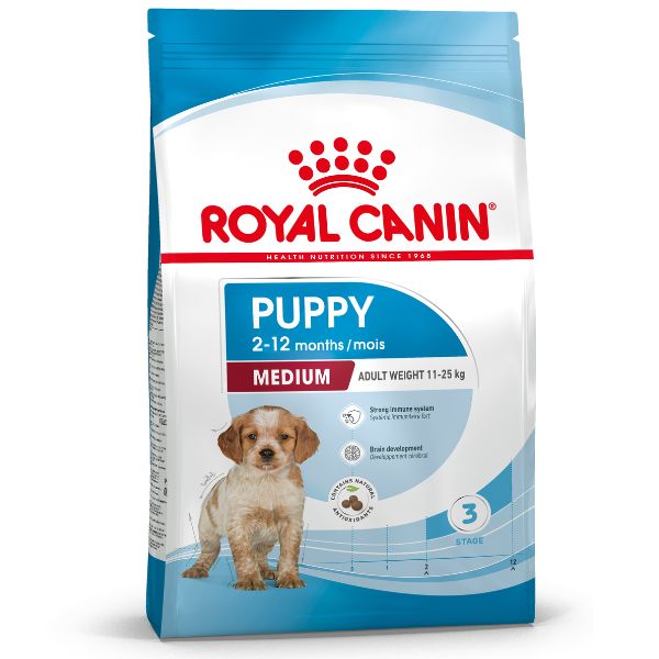 Image of Royal Canin Medium Puppy - 15 kg Croccantini per cani