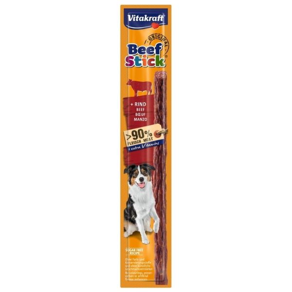 Vitakraft Beef Stick Snack per cani 12 gr - Manzo Confezione da 25 pezzi