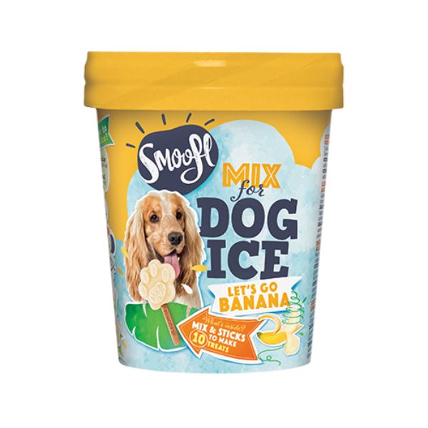 Gelato per cani fai da te Smoofl - Banana