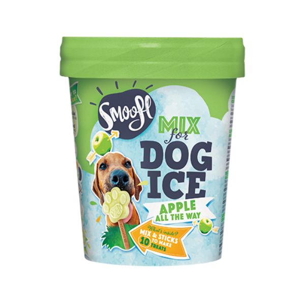 Gelato per cani fai da te Smoofl - Mela