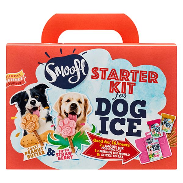 Starter Kit gelato per cani fai da te Smoofl (scadenza: 22/10/2023) - Medium