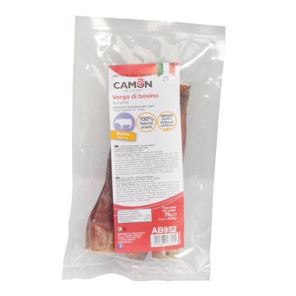 Camon Snack naturale Nerbo di Bovino - 75 gr - 3 pezzi