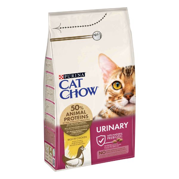 Image of Purina Cat Chow Urinary crocchette ricche di Pollo - 1,5 kg Croccantini per gatti