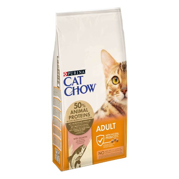 Purina Cat Chow Adult ricco in Salmone - 10 kg