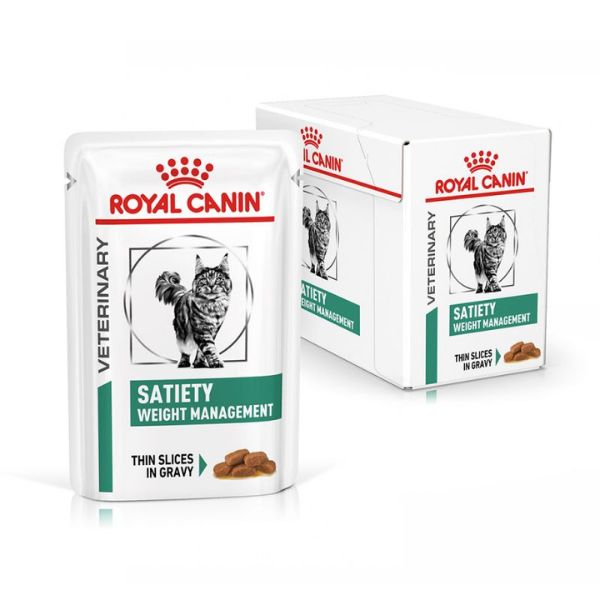 Image of Royal Canin Satiety Weight Management Multipack Cat - 12 x 85 gr Cibo umido per gatti