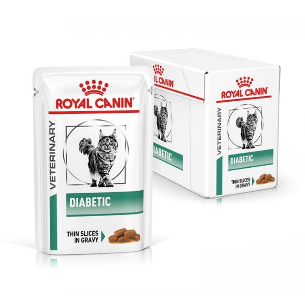 Image of Royal Canin Diabetic Multipack Cat - 12 buste da 85 gr Cibo umido per gatti