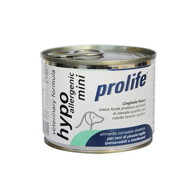 Image of Prolife Veterinary Formula Mini 200 gr - Hypoallergenic Confezione da 6 pezzi Dieta Veterinaria per Cani