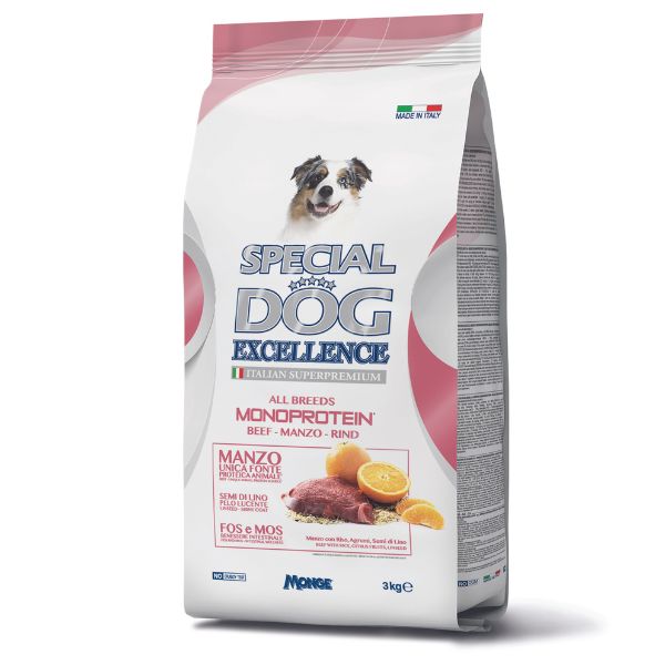 Monge Special Dog Excellence Monoproteico All Breeds Manzo - 3 kg