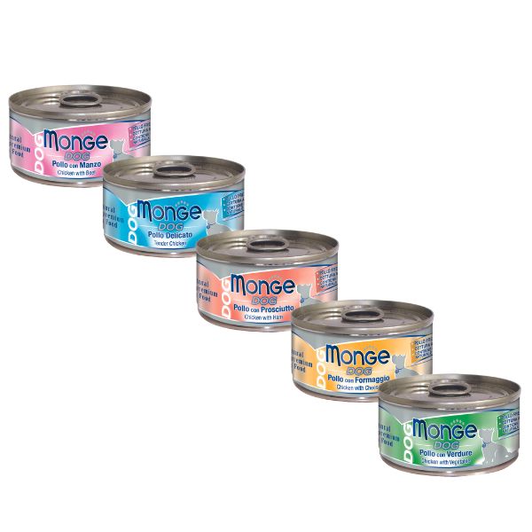 Cibo - Monge Dog Adult Pezzetti Gluten Free 95 gr