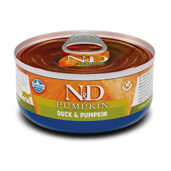 Farmina N&D Pumpkin Feline Umido 70 gr - Anatra e Zucca Confezione da 30 pezzi