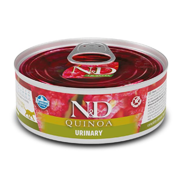 Farmina N&D Quinoa Feline Umido 80 gr - Urinary Confezione da 24 pezzi