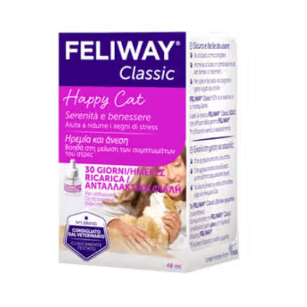 Feliway Classic Ricarica - Ricarica 48 ml