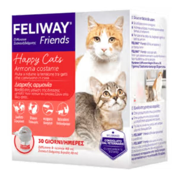 Feliway Friends Diffusore con Ricarica - 48 ml