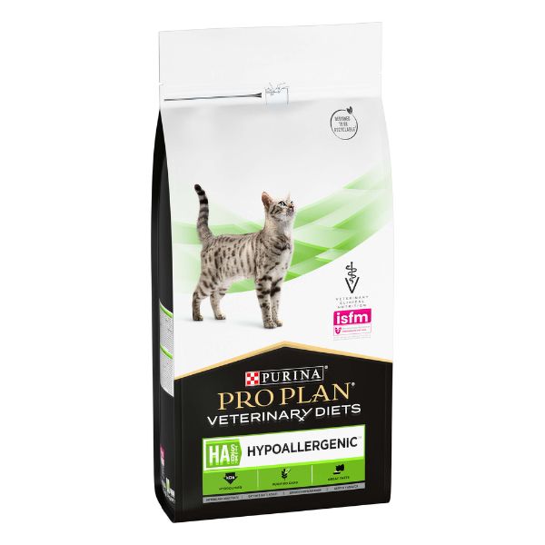 Image of Purina Pro Plan Veterinary Diets HA hypoallergenic - 1,3 kg Dieta Veterinaria per Gatti