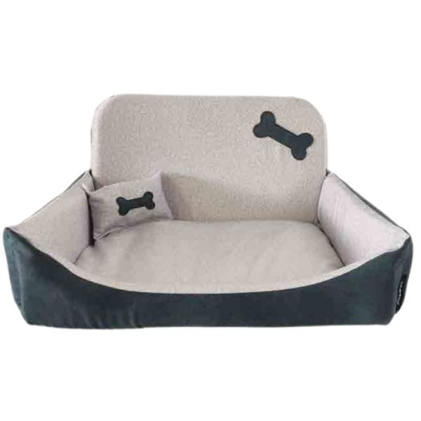 Lettino per cani idrorepellente Nasonero - Blu - 60x40x2h cm