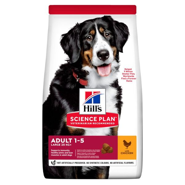 Image of Hill's Science Plan Large Adult Alimento per Cani con Pollo - 14 kg Croccantini per cani