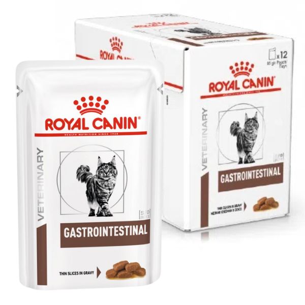 Royal Canin Gastrointestinal Umido Feline gettine in salsa multipack - 12 buste da 85 gr