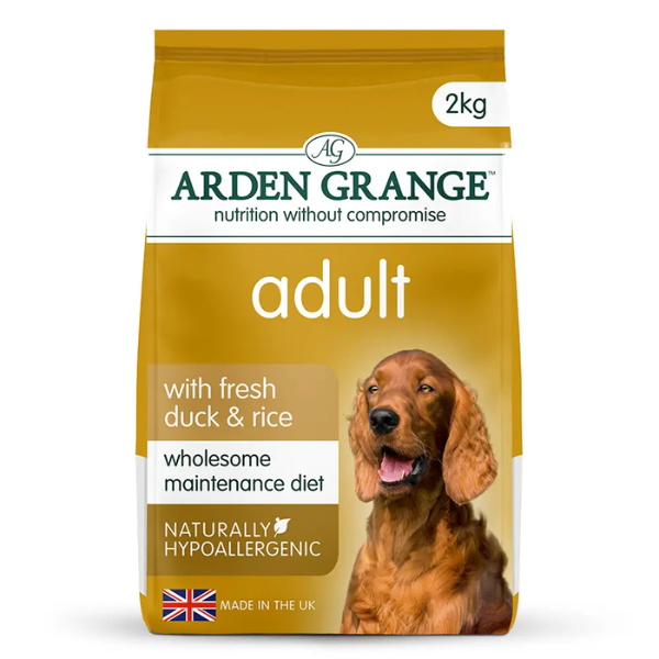 Arden Grange Hypoallergenic Dog Adult All breeds Anatra e riso - 2 Kg