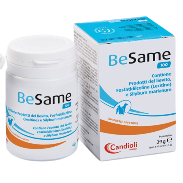 Candioli Pharma Besame supporto della funzionalità epatica Compresse - Besame 100 - 30 compresse - 1° ORDINE? scegli lo sconto BZR5 / BZR20 + 200 punti fedeltà