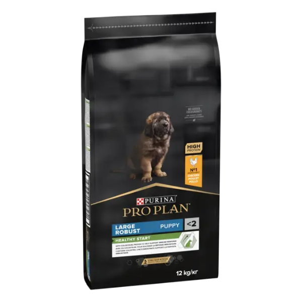 Purina Pro Plan Large Robust Puppy Healthy Start Crocchette Cane - 12 kg - Croccantini per cani - 1° ORDINE? scegli lo sconto BZR5 / BZR20 + 200 punti fedeltà