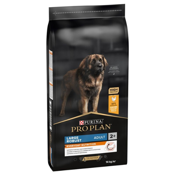 Purina Pro Plan Large Robust Adult Everyday Nutrition Crocchette per cani - 14 kg - Croccantini per cani - 1° ORDINE? scegli lo sconto BZR5 / BZR20 + 200 punti fedeltà