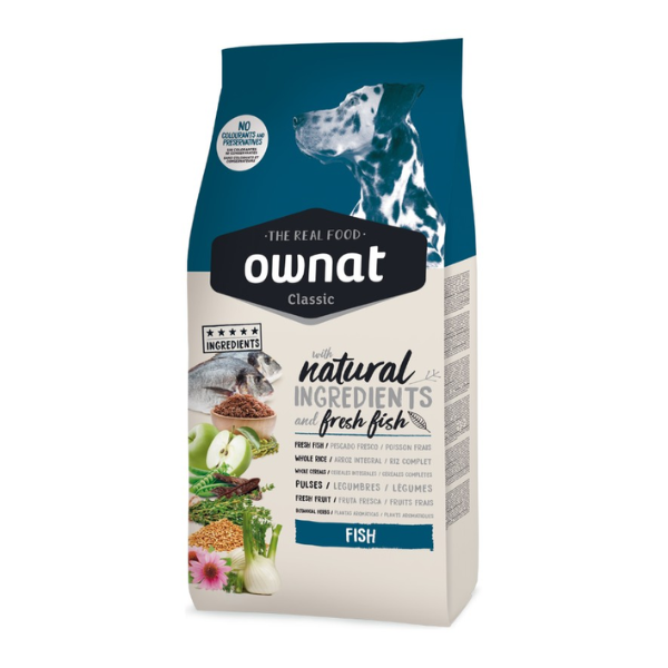 Ownat Classic All Breeds Adult con pesce fresco - 20 Kg - 1° ORDINE? scegli lo sconto BZR5 / BZR20 + 200 punti fedeltà