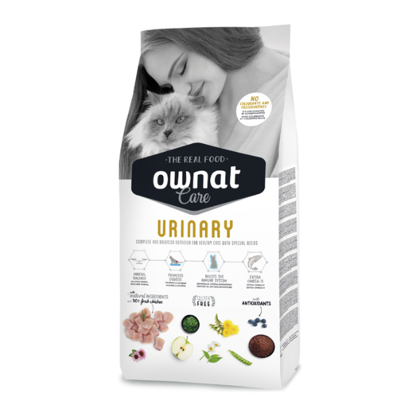 Ownat Care Cat Adult Urinary linea Vet - 3 Kg - 1° ORDINE? scegli lo sconto BZR5 / BZR20 + 200 punti fedeltà